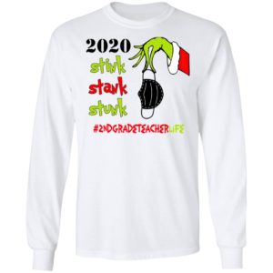 Grinch 2020 Stink Stank Stunk Christmas 2nd Grade Teacher T-Shirt