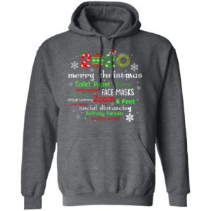 Womens Christmas 2020 in Quarantine with Face Mask Stay 6 Feet T-Shirt