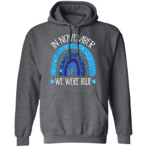 In November We Wear Blue Rainbow Diabetes Awareness Gifts T-Shirt