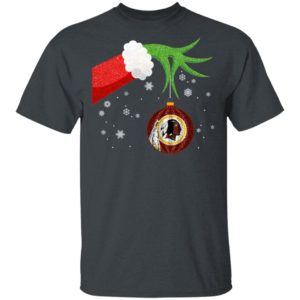 The Grinch Christmas Ornament Washington Redskins Shirt