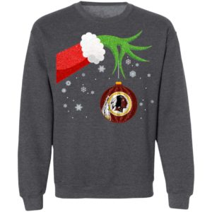 The Grinch Christmas Ornament Washington Redskins Shirt