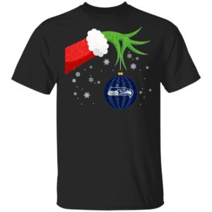 The Grinch Christmas Ornament Seattle Seahawks Shirt