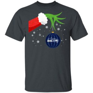 The Grinch Christmas Ornament Seattle Seahawks Shirt