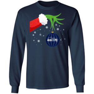 The Grinch Christmas Ornament Seattle Seahawks Shirt