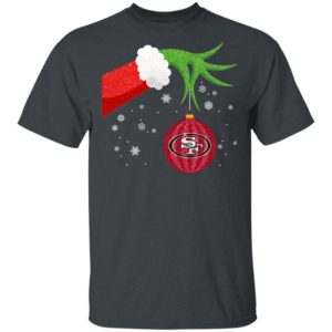 The Grinch Christmas Ornament San Francisco 49ers Shirt