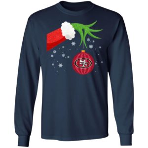 The Grinch Christmas Ornament San Francisco 49ers Shirt