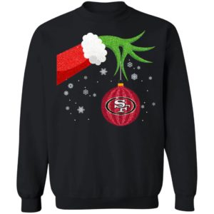 The Grinch Christmas Ornament San Francisco 49ers Shirt
