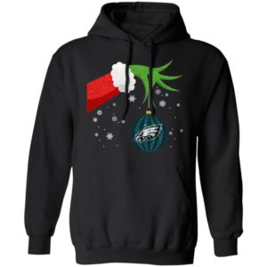 The Grinch Christmas Ornament Philadelphia Eagles Shirt