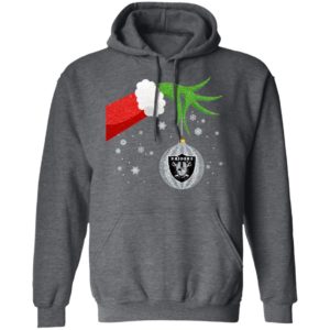 The Grinch Christmas Ornament Oakland Raiders Shirt