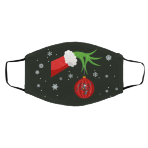 The Grinch Christmas Ornament Tampa Bay Buccaneers Face Mask