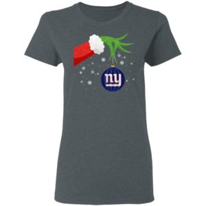 The Grinch Christmas Ornament New York Giants Shirt
