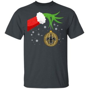 The Grinch Christmas Ornament New Orleans Saints Shirt