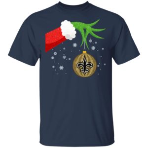 The Grinch Christmas Ornament New Orleans Saints Shirt
