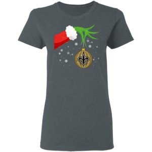 The Grinch Christmas Ornament New Orleans Saints Shirt