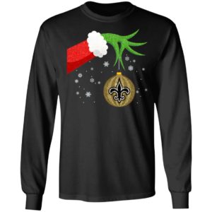 The Grinch Christmas Ornament New Orleans Saints Shirt