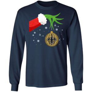 The Grinch Christmas Ornament New Orleans Saints Shirt