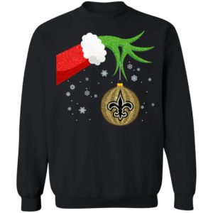 The Grinch Christmas Ornament New Orleans Saints Shirt