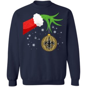 The Grinch Christmas Ornament New Orleans Saints Shirt