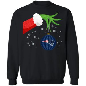 The Grinch Christmas Ornament New England Patriots Shirt