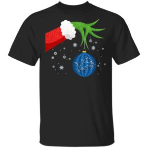 The Grinch Christmas Ornament Detroit Lions Shirt