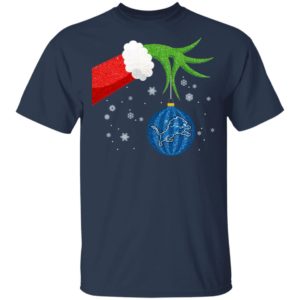 The Grinch Christmas Ornament Detroit Lions Shirt