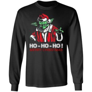 Santa Master Yoda Ho Ho Ho Merry Christmas Sweatshirt, Shirt