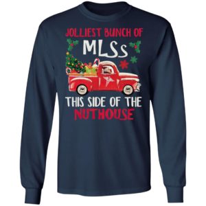 Jolliest Bunch Of Mlss This Side Of The Nuthouse Tree Christmas Sweatshirt, Hoodie