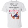 I Just Want To Hug My Cat And Watch Christmas Movies Shirt