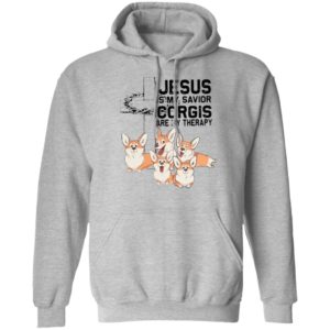 Jesus Is My Savior Corgis Are My Therapy Shirt