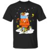 Washington Redskins Santa Snoopy Wish You A Merry Christmas Shirt