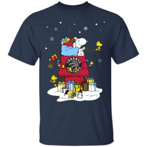 Toronto Raptors Santa Snoopy Wish You A Merry Christmas Shirt