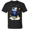Virginia Cavaliers Santa Snoopy Wish You A Merry Christmas Shirt