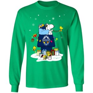 Vancouver Whitecaps FC Santa Snoopy Wish You A Merry Christmas Shirt
