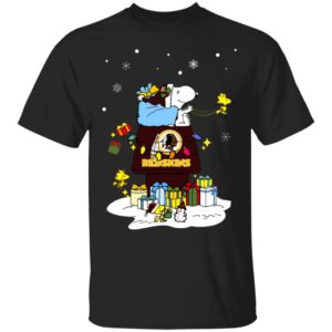 Washington Redskins Santa Snoopy Wish You A Merry Christmas Shirt Washington Redskins Santa Snoopy Wish You A Merry Christmas Shirt