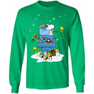 Tennessee Titans Santa Snoopy Wish You A Merry Christmas Shirt