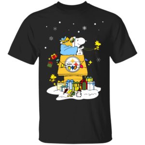 Pittsburgh Steelers Santa Snoopy Wish You A Merry Christmas Shirt Pittsburgh Steelers Santa Snoopy Wish You A Merry Christmas Shirt