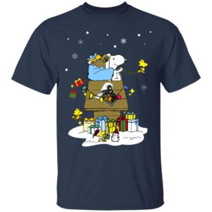 Purdue Boilermakers Santa Snoopy Wish You A Merry Christmas Shirt