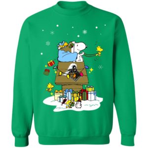 Purdue Boilermakers Santa Snoopy Wish You A Merry Christmas Shirt