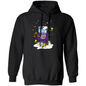 Sacramento Kings Santa Snoopy Wish You A Merry Christmas Shirt