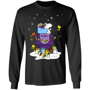 Sacramento Kings Santa Snoopy Wish You A Merry Christmas Shirt