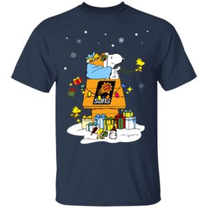 Phoenix Suns Santa Snoopy Wish You A Merry Christmas Shirt