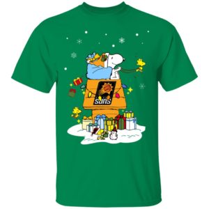 Phoenix Suns Santa Snoopy Wish You A Merry Christmas Shirt Phoenix Suns Santa Snoopy Wish You A Merry Christmas Shirt
