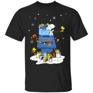Orlando Magic Santa Snoopy Wish You A Merry Christmas Shirt