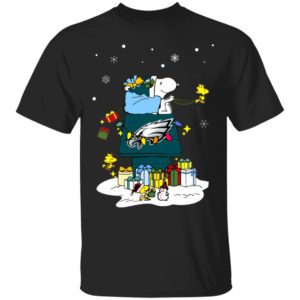 Philadelphia Eagles Santa Snoopy Wish You A Merry Christmas Shirt Philadelphia Eagles Santa Snoopy Wish You A Merry Christmas Shirt