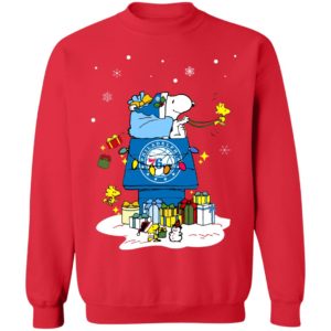 Philadelphia 76er Santa Snoopy Wish You A Merry Christmas Shirt