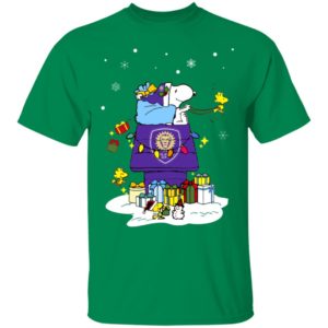 Orlando City SC Santa Snoopy Wish You A Merry Christmas Shirt