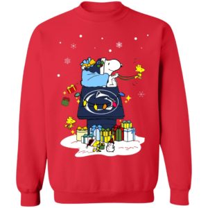 Penn State Nittany Lions Santa Snoopy Wish You A Merry Christmas Shirt