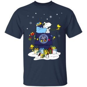 New York City FC Santa Snoopy Wish You A Merry Christmas Shirt