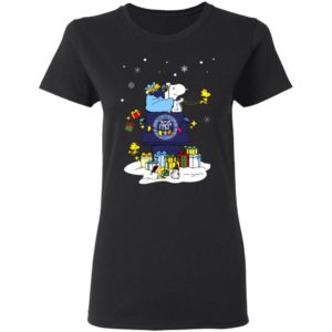 New York City FC Santa Snoopy Wish You A Merry Christmas Shirt