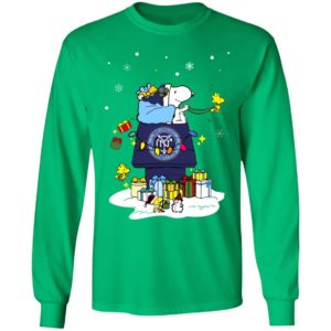 New York City FC Santa Snoopy Wish You A Merry Christmas Shirt